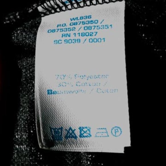 Boden White w Black Polkadots Jersey Tunic womens 16 - Picture 7 of 16